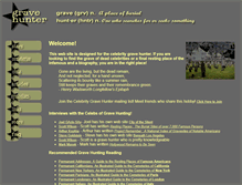 Tablet Screenshot of gravehunter.net